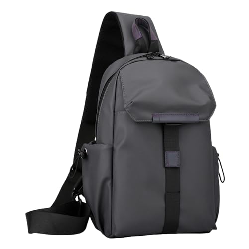 PAZRSASX Crossbody-Tasche Umhängetasche Messengerbeutel wasserdichte Chorse Bag Messenger Bag Umhängetasche Wander Rucksack Unisex-Grau-Durchschnittlicher Code