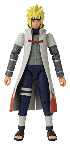 Anime Heroes Official Naruto Shippuden Action Figure - Namikaze Minato - Poseable Action Figure With Swappable Hands And Accessories 36905 #TOP2