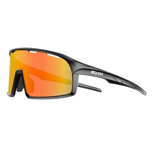 SCVCN Cycling Glasses Sports Sunglasses Clear Men Women Bicycle MTB UV400 Protection Running Mountain Bike Baseball Biking Goggles Riding BMX Fishing Riding Golf Driving Softball 501 - image 1