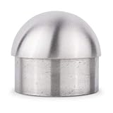 KegWorks Domed End Cap - Brushed Stainless Steel - For 2