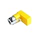 DollaTek 5Pcs Gleichstrommotor 3-6V DC Getriebe TT Doppelwellenmagnetgetriebe 1:48