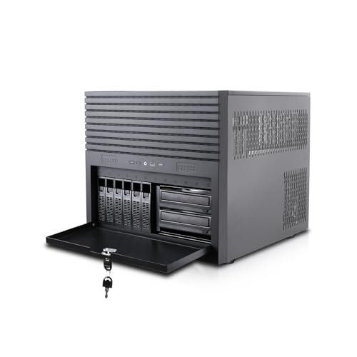 Rosewill Hearth NAS | Server Chassis | Supports up to 6 x 3.5 Hot Swap HDD and 6 x 2.5 SSD | E-ATX Compatible | 5 x 120mm PWM Fan | 2 x 5.25 Bay | USB 3.2 Type-C | Home Servers, DIY NAS by Rosewill - Image 2