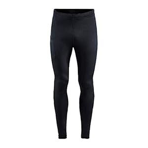 Craft Sportswear Men’s ADV Essence Zip Tights, Athletic Leggings with Ankle Zippers for Running, Training, & Workouts