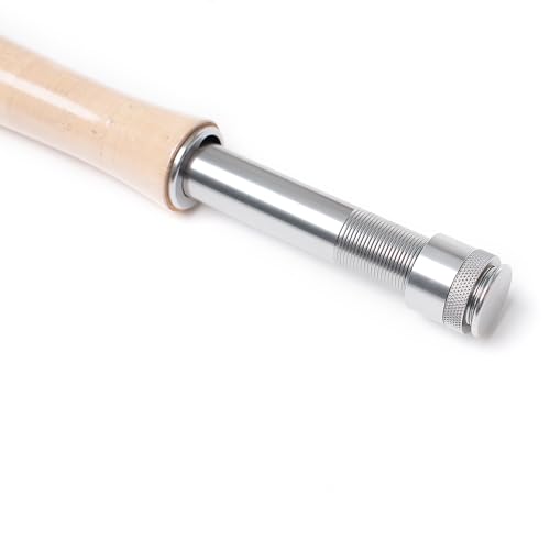 Raprance Vara de Pesca Leve de 8Wt com Mosca, Ação Média-Rápida, Im8 Carbon Blank com Tubo de Vara -