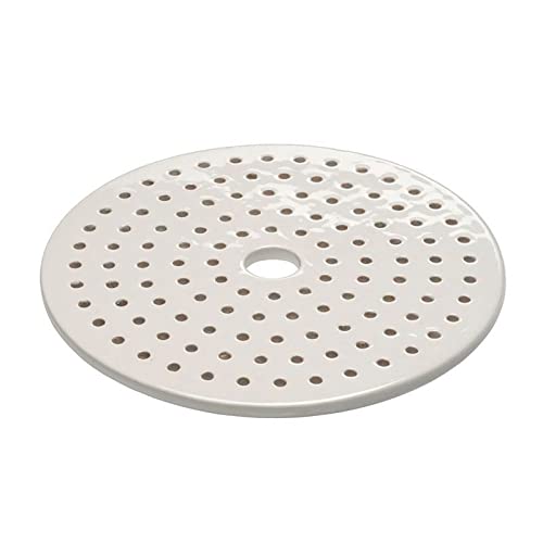 Chemglass Porcelain Dessicator Plate, 14; Porcelain Dessicator Plate, 140mm, Perforated, with Center Hole