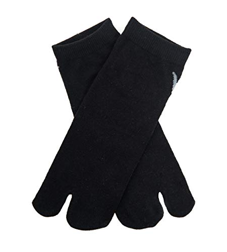 V-Toe Thick Flip-Flop Socks - Tabi Split Toe for Men & Women - Japanese Separated Cotton Socks3