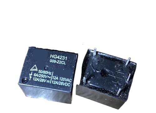 Relé electromecánico HG4231A Q12-Z1 de 180 ohmios y 5 terminales 3