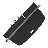 Vinomkii Cargo Cover No Gap Fit for VW Volkswagen Tiguan 2018-2023 2024 Retractable Trunk Rear Security Cover Shielding Shade Trunk Cover No Gap