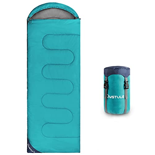 3-Season OUSTULE Backpacking Sleeping Bag for Adults - Keeps You Warm in Cold Weather, Lightweight for Easy Carrying