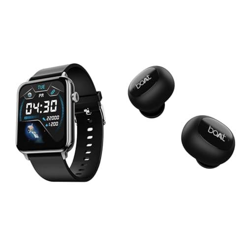 Image of boAt Wave Lite Smart Watch with 1.69 inch HD Display, Sleek Metal Body, HR & SpO2 Level Monitor, 140+ Wa