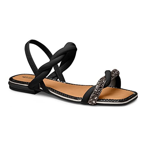 Sandália Rasteira Mississipi Preta