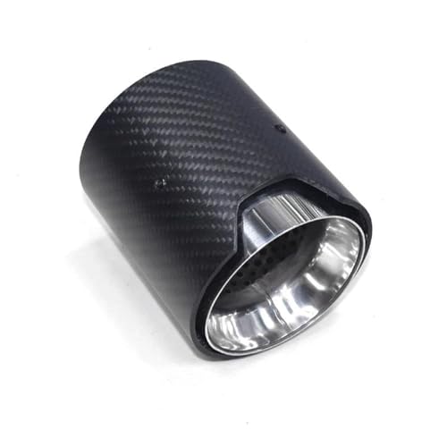 4 Embouts d'échappement en Fibre de Carbone look trackday pour sorties BMW M3 F80 M4 F82