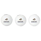 Desert Cactus Montana State University Golf Balls 3 Pack – MSU Bobcats Full Color Three – Officially Licensed Sport Team Accessory Design B
