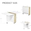 Amazon.com - 3imothrix Folding Dining Table, Multipurpose Space Saving ...