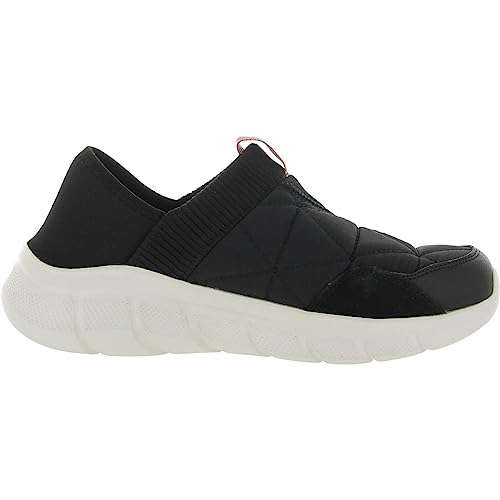 Skechers Bobs B FlexMighty Puff Womens Slip On 10 BM US Black