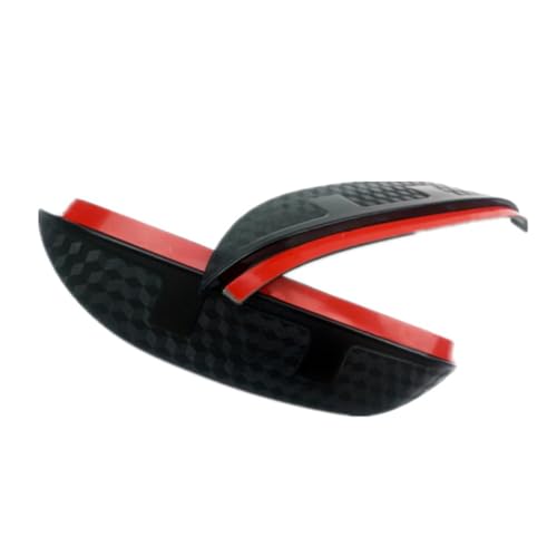 MENDX Pluie Sourcil pour Rétroviseur pour j-eep Wrangler JL 2021 Voiture Vue arrière côté Verre Garniture Cadre Pare-Pluie Pare-Soleil Ombre sourcil – vue 3