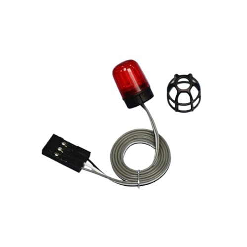 Luces advertencia para excavadoras Tamiya Scania 770S y camión volquete RC 1/14 rojo