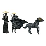 Artisanat élégant : design de style ancien qui met en valeur l'esprit chevaleresque, idéal pour améliorer tout décor, statue d'arts martiaux, petites figurines