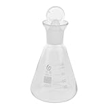 matraz aforado 250 ml precio Tamaño # 4: Tamaño general: (Altura x Dia.): Aprox. 152 mm x 86 mm / 6 pulgadas x 3,4 pulgadas; Intervalo de Graduación: 250ml