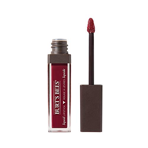 Burt's Bees Moisturising Full Coverage Liquid Lipstick, 5.95 g, Rushing Rose