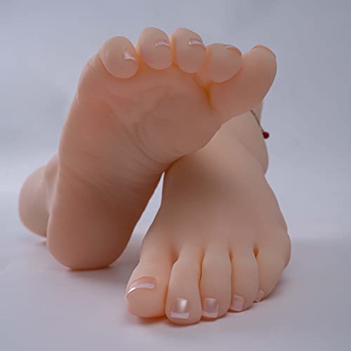 Linmin 1 Pair Of Silicone Models 1:1 Scale Model Silicone Women'S Soccer Performance Art Shooting Props And More (Pink Nails) Size 39 thumb #6