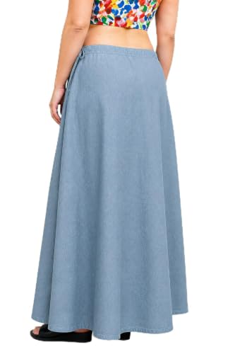 Image of CITIX Pure Cotton Petticoat for Women's Saree | Adjustable Drawstring Waist