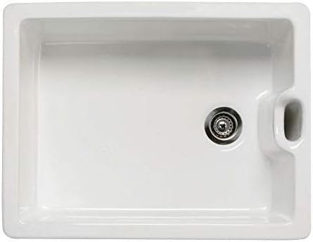 Rak Ceramics Gourmet Sink 8 Reversible 1 0 Bowl White Ceramic Belfast Kitchen Sink Amazon Co Uk Diy Tools