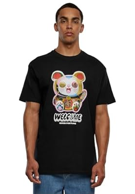 Mister Tee Camiseta para Hombre Welcome Cat Heavy Oversize tee Negro S | Ya disponible en tu tienda friki favorita! En mundofriki.es! Mister Tee Camiseta para Hombre Welcome Cat Heavy Oversize tee Negro S | Ya disponible en tu tienda friki favorita! En mundofriki.es!