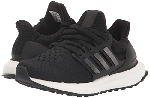 adidas Tênis de corrida infantil unissex Ultraboost 5.0 Alphaskin, Preto/Preto/Verde Feixe, 10.5 Lit