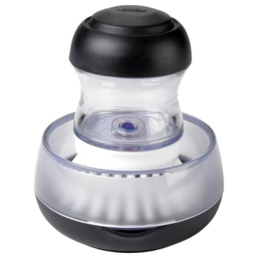 OXO Good Grips Soap Dispensing Palm Brush Storage Set