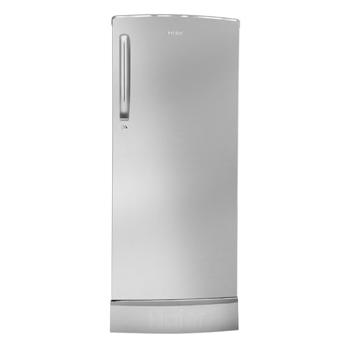 Image of Haier 205 L, 2 Star, Inox Steel Finish Direct Cool Single Door Refrigerator with Base Drawer REF HRD-2262PIS-N