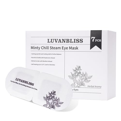 Masque à vapeur pour les yeux Minty Chill compresse chaude jetable