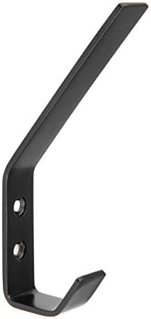 Amazon Basics AB6000-FB-5 Coat Hook, Matt Black