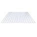 Produktbild Lichtplatte | Spundwandplatte | Profil 70/18 | Material PVC | Breite 1095 mm | Stärke 1,0 mm | Farbe Klarbläulich