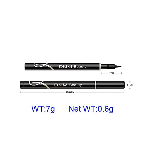 Dnm Cat Eye Makeup Waterproof Neon Colorful Liquid Eyeliner Pen Make Up Comestics Long-Lasting Black Eye Liner Pencil Makeup Tools (Pink) 1 #TOP6