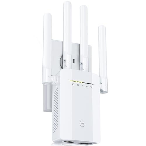 2026 WiFi Extender Signal Booster, Long Range Wireless Internet Repeater for Home，WiFi Repeater Wireless Routers Signal Amplifier with Ethernet Port, Mesh WiFi 6X Faster Access Point, 1-Tap Setup