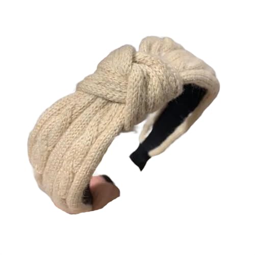 Dvbfufv Women's Fashion Soft Wide-Brimmed Hairband Spring Winter Warm Knitted
