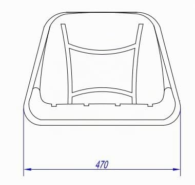 Miniatura 6 de Asiento Cubeta Agricola, Tractor, Cortacesped, Carretilla Elevadora, Sin Guias - Tapizado En Pvc Negro De Alta Durabilidad, Fácil Instalación - Para Máquinas Agrícolas Y Jardinería