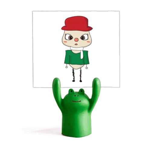Support de mémo Italie pince note grenouille porte-photo de bureau rigolo