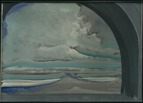 Impression d'affiches Nuage blanc Nicholas Roerich sur toile pour décoration mural 60x90cm