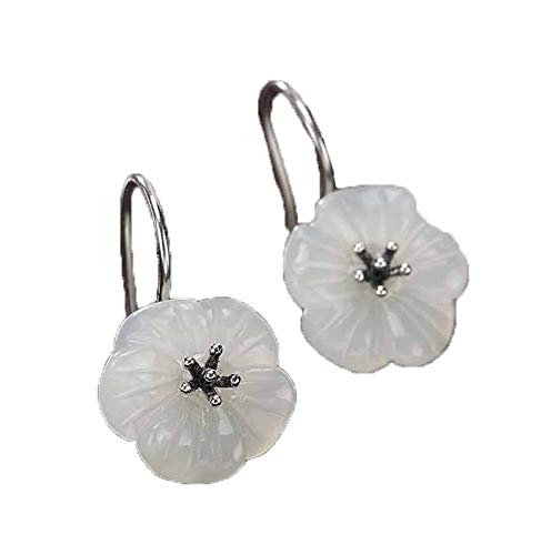Boucles d'oreilles Jade Hotan argent 925 haut de gamme dames
