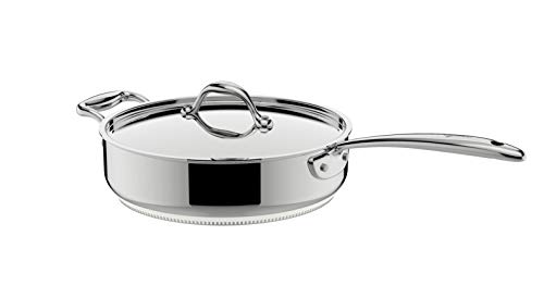 LAGOSTINA ACCADEMIA LAGOFUSION Sauteuse + couvercle 26 cm (3,3L) Inox 18/10 Tous feux dont induction Poignée rivetée robuste Italie Garantie 25 ans 011116032026