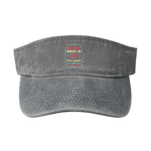 Vintage 1957 Summer Outdoor Casual Baseball Hats for Mens Limited Edition Fashionable Hat Gray