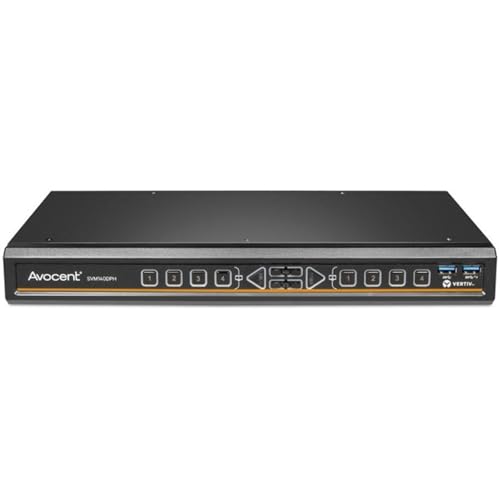 Image of Avocent Vertiv SwitchView Matrix, 4 Port Matrix KVM, Single Head, Dual Head, DisplayPort, HDMI, DVI-D, TAA Compliant, UHD 4K, Cursor Navigation Switching (CNS), USB 3.0 (SVM140DPH-400)