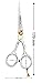 Utopia Care - Professional Barber Hair Cutting Scissors/Shears (6.5 Inches) with Fine Adjustable Tension Screw and Detachable Finger Rest - Silver