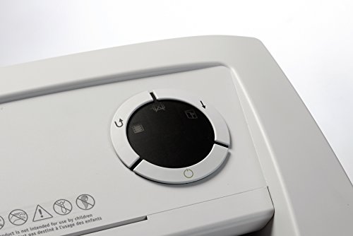 Dahle 40514 Paper Shredder With Smartpower Energy Management, Solid Milled Cylinders, 20 Sheet Capacity, Cross Cut, Shreds Cds, Staples, Paper Clips, Credit Cards, Security Level P-4, 3-5 Users #TOP1