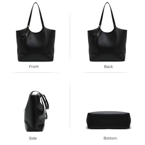 totebag PU Leather HoboTote Large Convertible Shoulder Purse miniatura 6