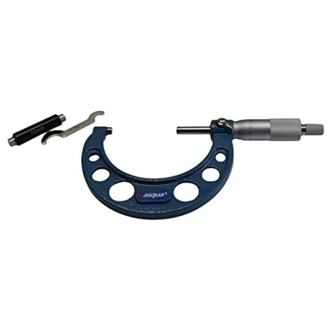 Dasqua 4111-8115 Outside Micrometer, 50-75mm Range, 0.007 Accuracy Cover