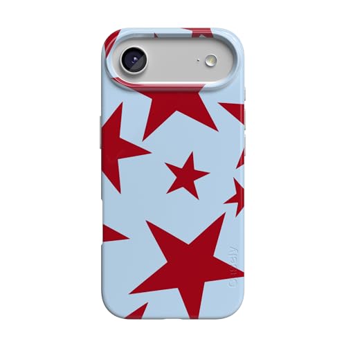 Casely iPhone 17 Air Case | Stars Align | Blue & Red Stars | Compatible with MagSafe | Classic Ultra Thin Design