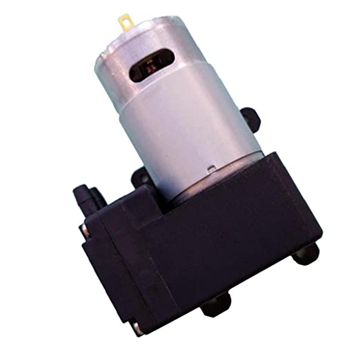 Bomba de vacío DC alta potencia 12W 80KPA para transferencia de aceite y gas automotriz - larga vida y bajo ruido - bombas de laboratorio para entusiastas miniatura 1